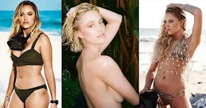 maika monroe hot in bikini topless actress it f