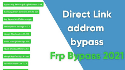 Download AddROM FRP Bypass Apk 2022