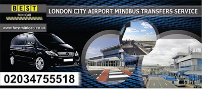 London City Airport Minibus hire service