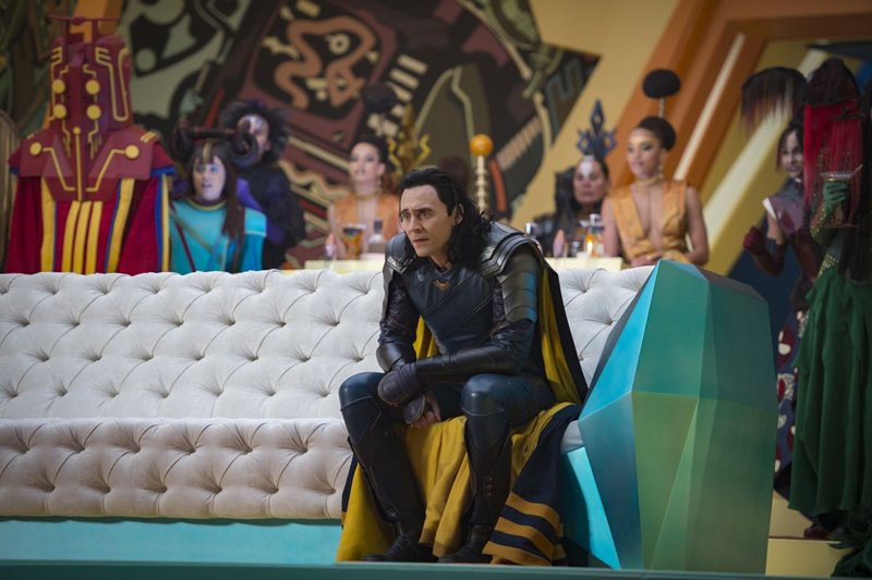 Tom Hiddleston as Loki in Planet Sakaar