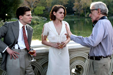 Jesse Eisenberg, Kristen Stewart, Woody Allen