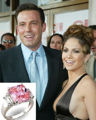 Jennifer Lopez Pink Diamond Ring