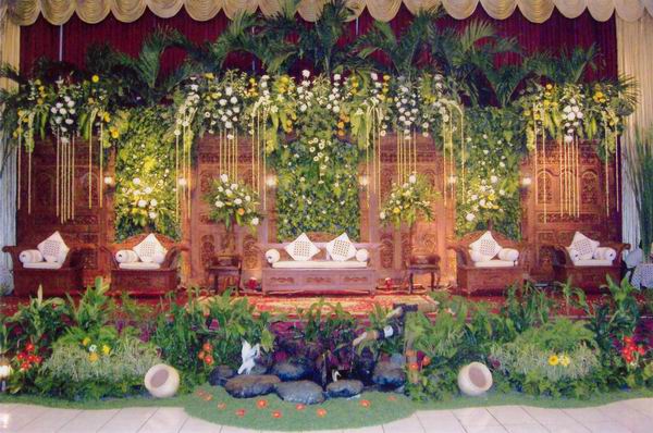 Unique Wedding Decoration Picture from Java Island Indonesia
