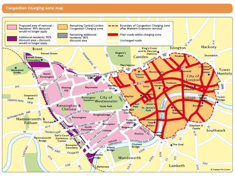 London Mayor Boris Johnson has proposed changes to the Congestion Charge.