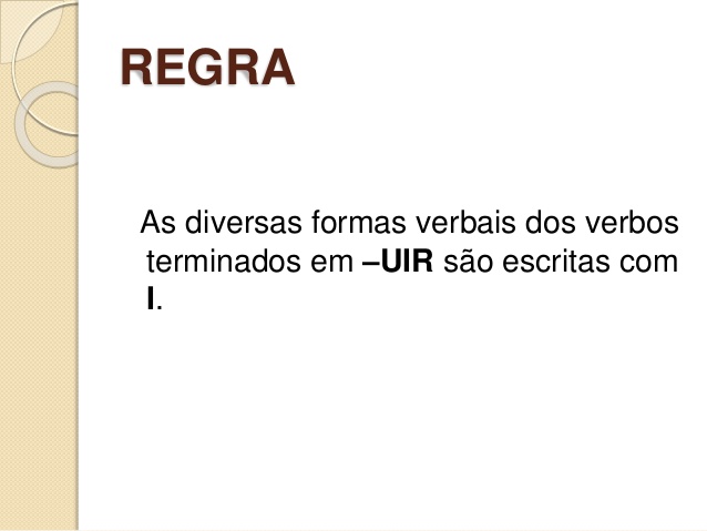 REGRAS ORTOGRÁFICAS