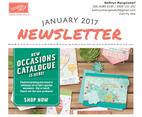 Kathryn's Stampin' World - Monthly Newsletter, are you receiving it, contact me if you are not