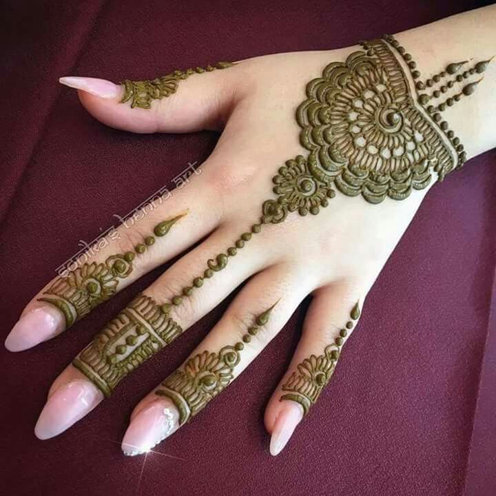 220 Easy Mehndi Designs For Left Hand Right Hand Front Hand