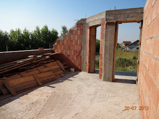 Constructii Case Arad Realizare Zidarie Porotherm Casa Parter si Mansarda