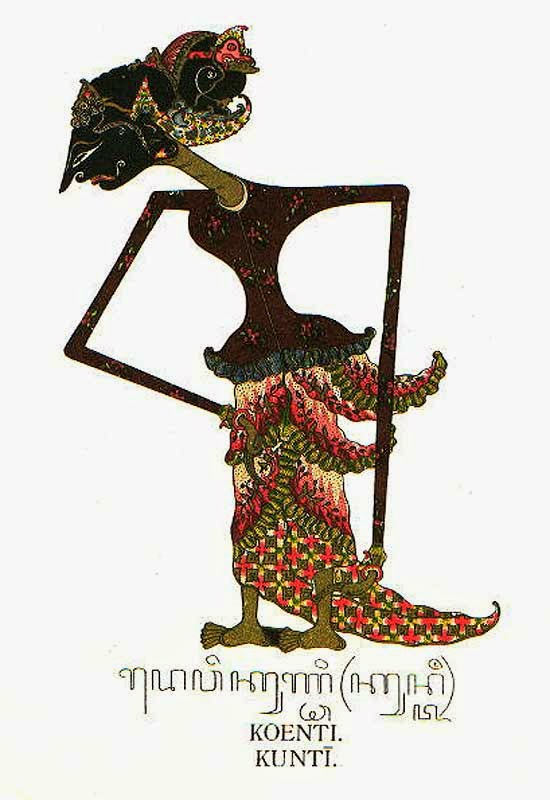 Wayang Tokoh Wayang Dewi Kunti