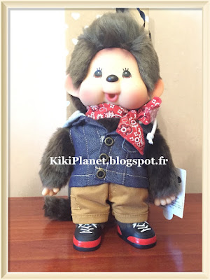 le Monchhichi Mohican (M size) - réf 707621, kiki, vintage, sekiguchi, ajena, toys