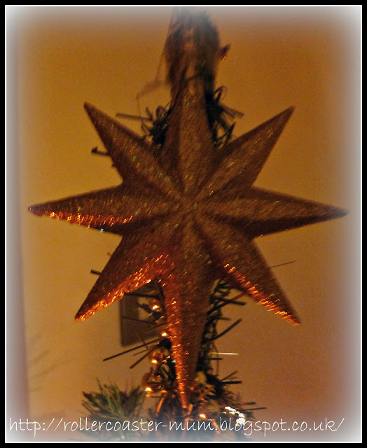 Christmas star on the tree