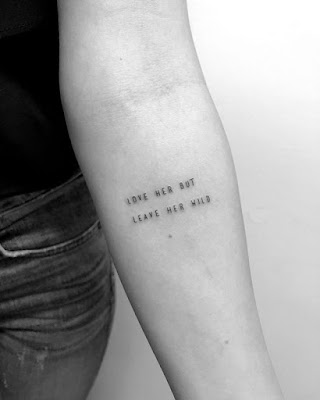 Lucy Hale tattoo Atticus poem matching best friend "love her but leave her wild"