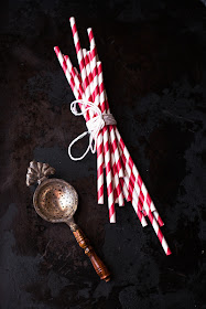 Vintage Straws and Colander