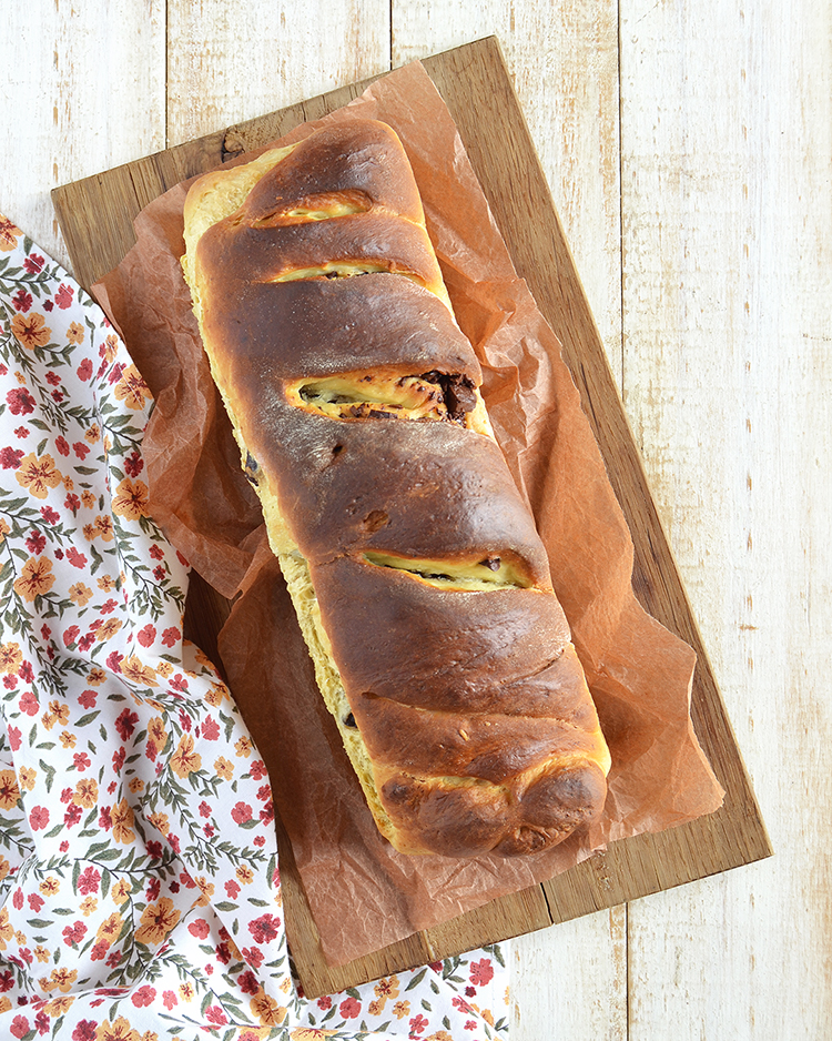 Pan de banana y chocolate