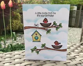 Sunny Studio Stamps: A Bird's Life Card by Kathy Straw