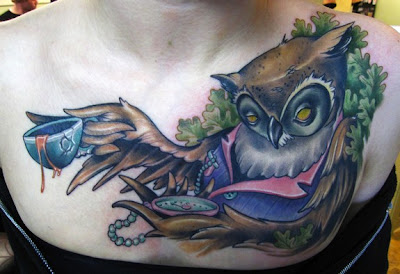 Girls with Owl Tattoos 