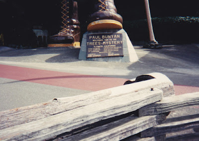 Paul Bunyan at Trees of Mystery on March 19, 1992