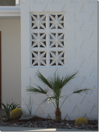 Palm Springs Modern Architecture and the Use of Screen Block