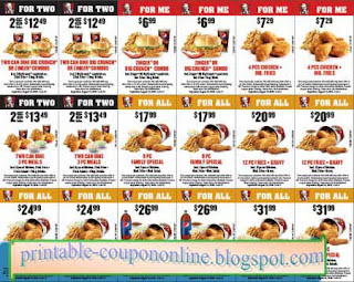 Free Printable Kfc Coupons