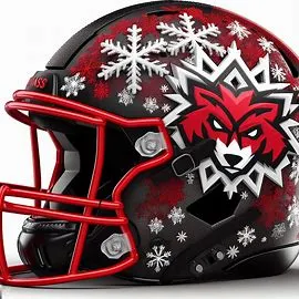 Arkansas State Red Wolves Christmas Helmets