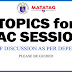 TOPICS FOR LAC SESSION (DepEd)