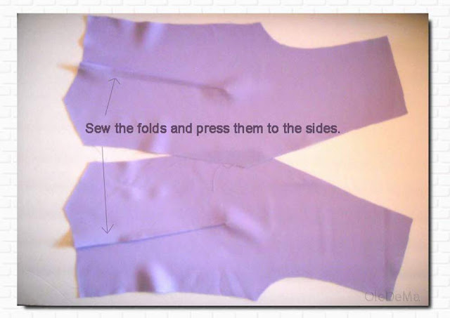 Picture master class with sewing steps and tips