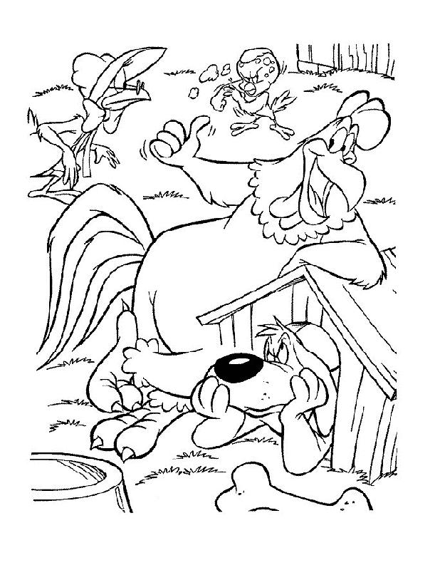 Desenhos do Show do Looney Tunes para Colorir e Imprimir