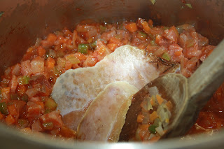 zuppa farro preparazione