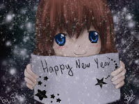 new year wishes by anime cartoons