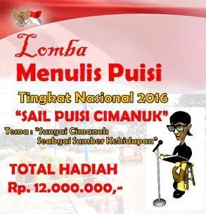 Lomba Menulis Puisi Sungai Cimanuk Oktober 2016