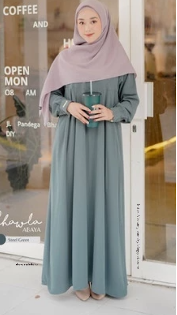 abaya sederhana