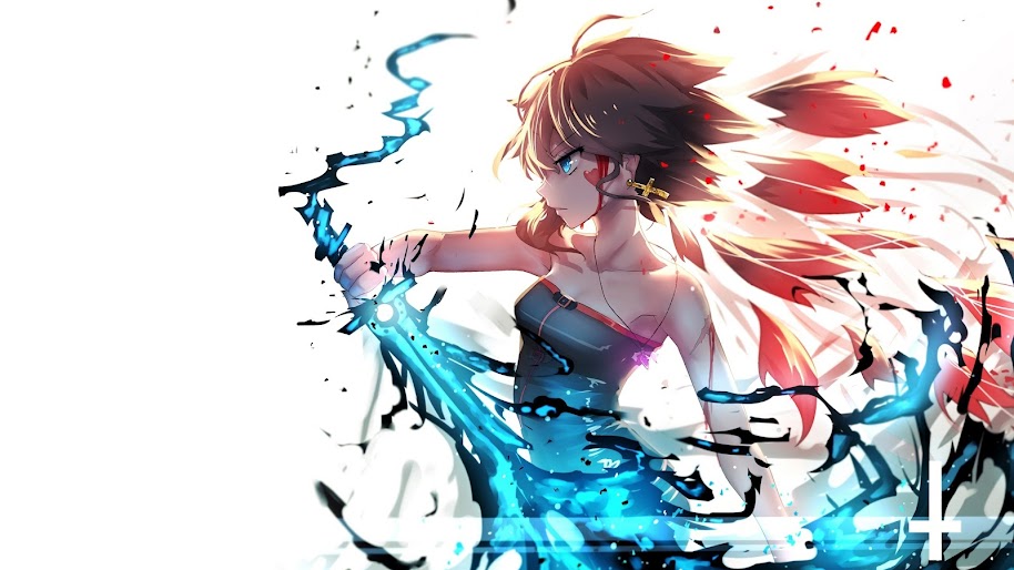 Anime Girl Pixiv Fantasia Flaming Sword 4k 3840x2160 Wallpaper 10