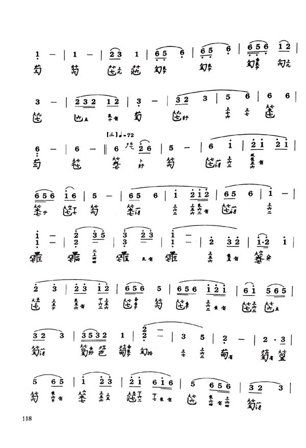 Sheet Cổ Cầm Bình Sa Lạc Nhạn 平沙落雁