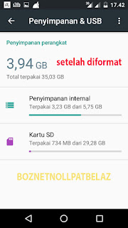 Cara memindahkan ke microSD sebagai penyimpanan internal di android 6