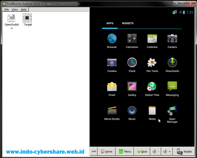 YouWave Emulator Android (Alternatif Bluestacks)