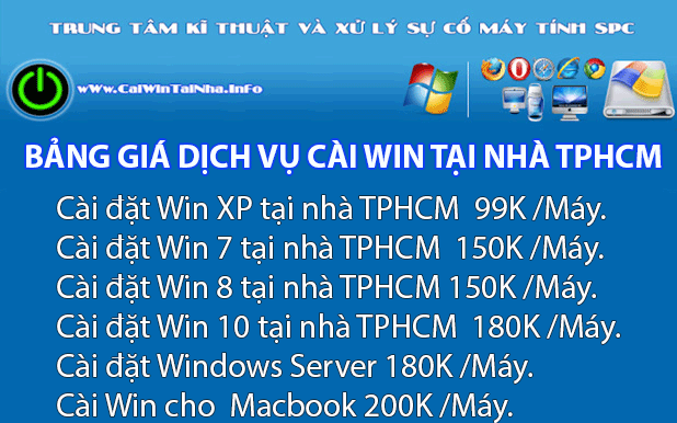 bang gia dich vu cai win tai nha tphcm