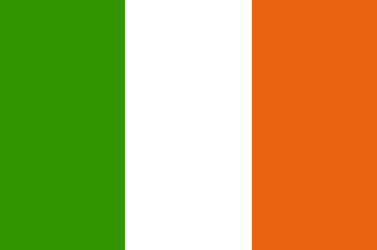 Ireland Flag, country flag of Ireland.