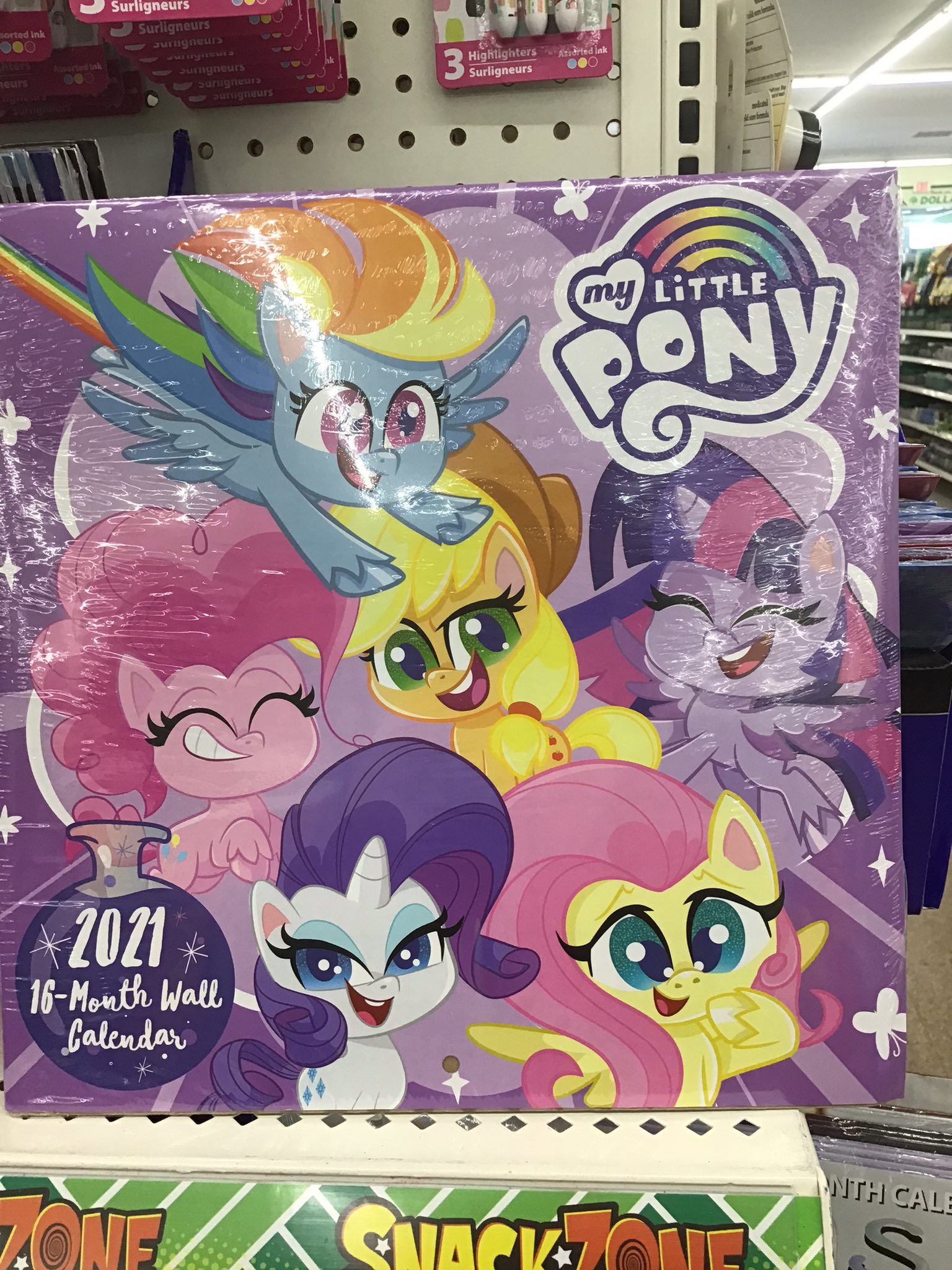 Equestria Daily Mlp Stuff New Pony Life 2021 Calendar Appears At Dollar Tree
