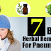 Natural Treatment of Pneumonia at Home, 7 Best Herbal Remedies For Pneumonia