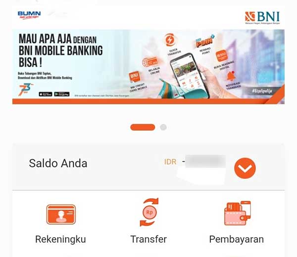 Penyebab Saldo Minus di BNI Mobile Banking