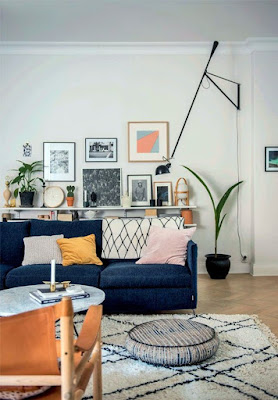 living room with navy blue sofa ideas