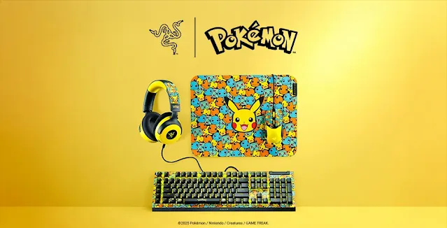 Razer Pokémon Gaming Gear with Pikachu & Kanto Designs Launches in the US Europe Australia and New Zealand