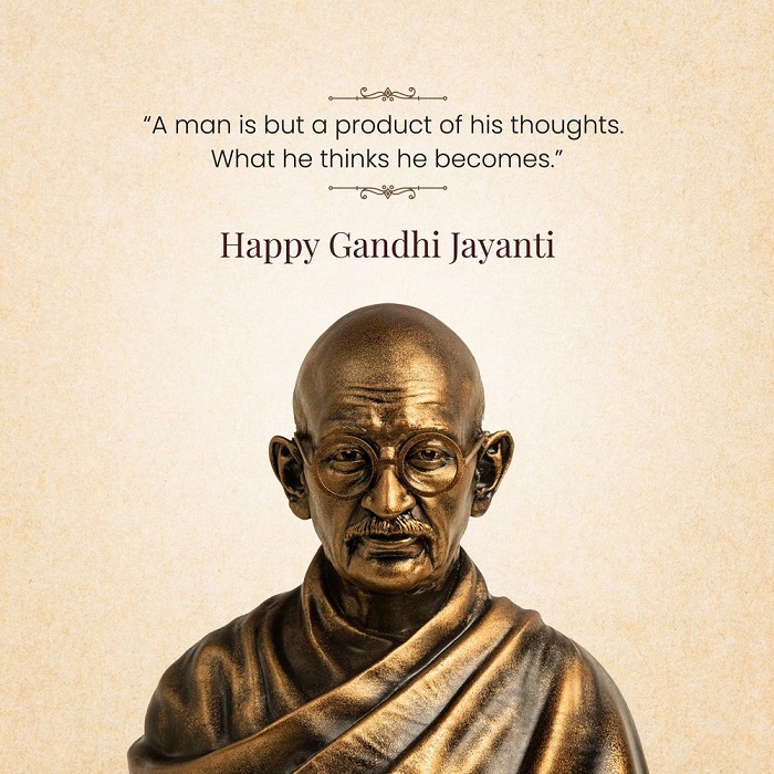 Mahatma Gandhi The Peace Advocate (October 2, 1869)