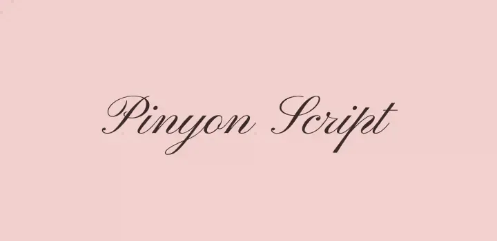 pinyon script top cursive fonts for microsoft word users on canva