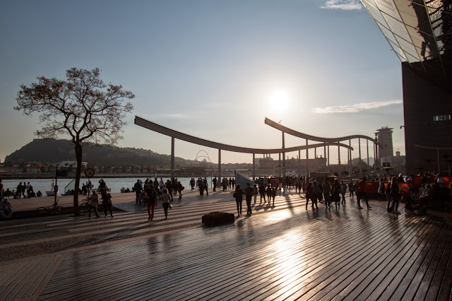 La Rambla del mar-Barcellona