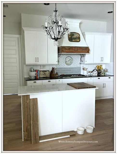 french country kitchen-builder grade-farmhouse kitchen island makeover-from my front porch to yours