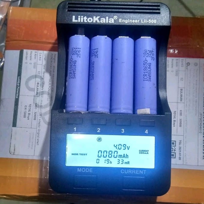 Spesifikasi charger liitokala beberapa fungsinya dan pengertian volt ampere mR mAh