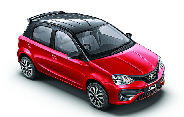 new Etios Liva hatchback with a double tone