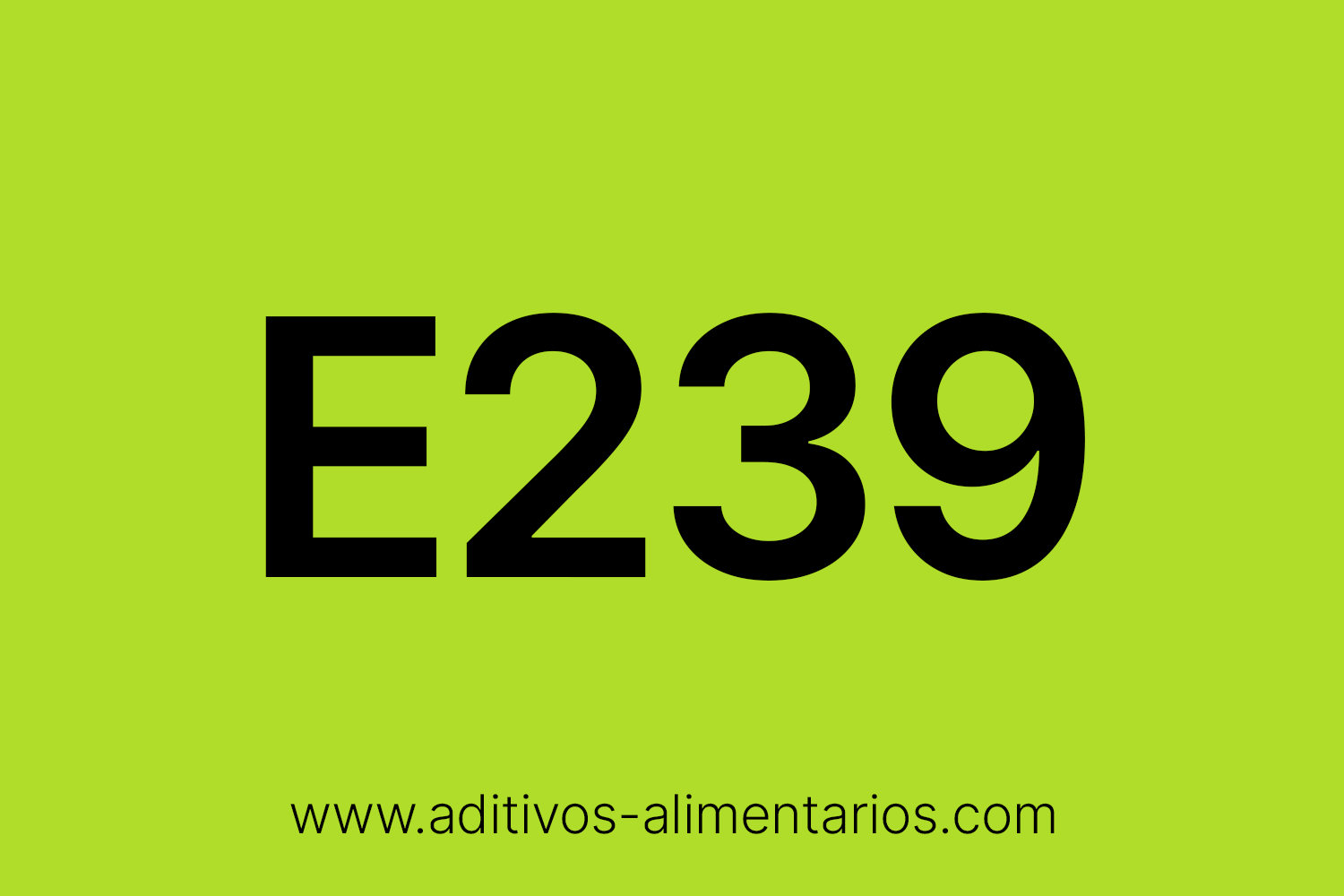 Aditivo Alimentario - E239 - Hexametilentetramina