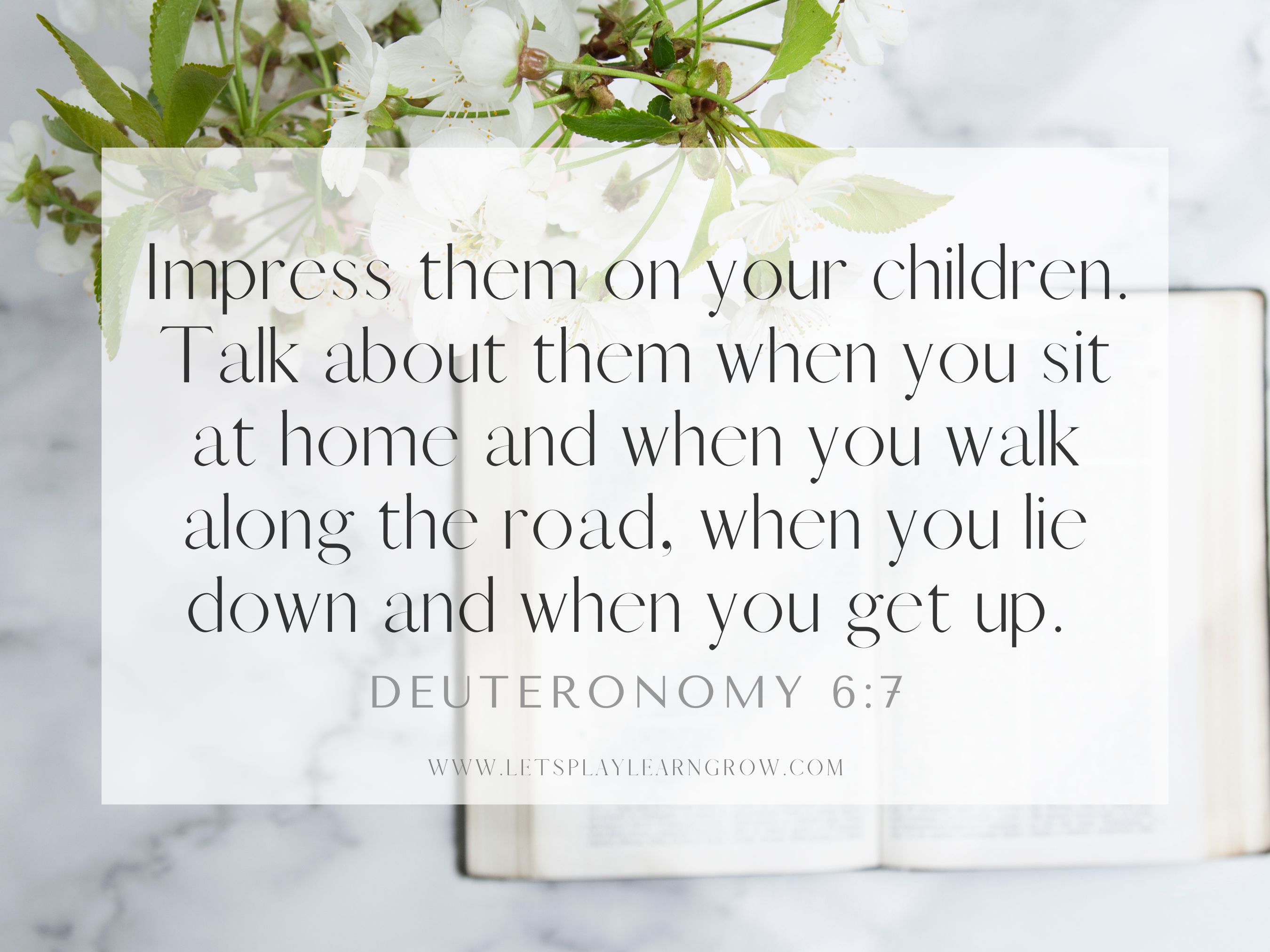 Deuteronomy 6:7